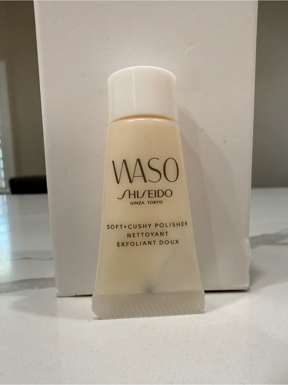 Shiseido WASO Soft + Cushy Polisher Facial Exfoliant. 0.26 oz